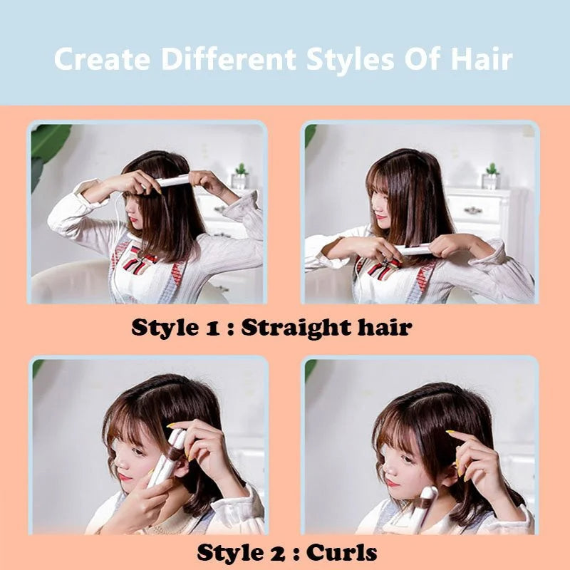 Mini Hair-Straightener Curly