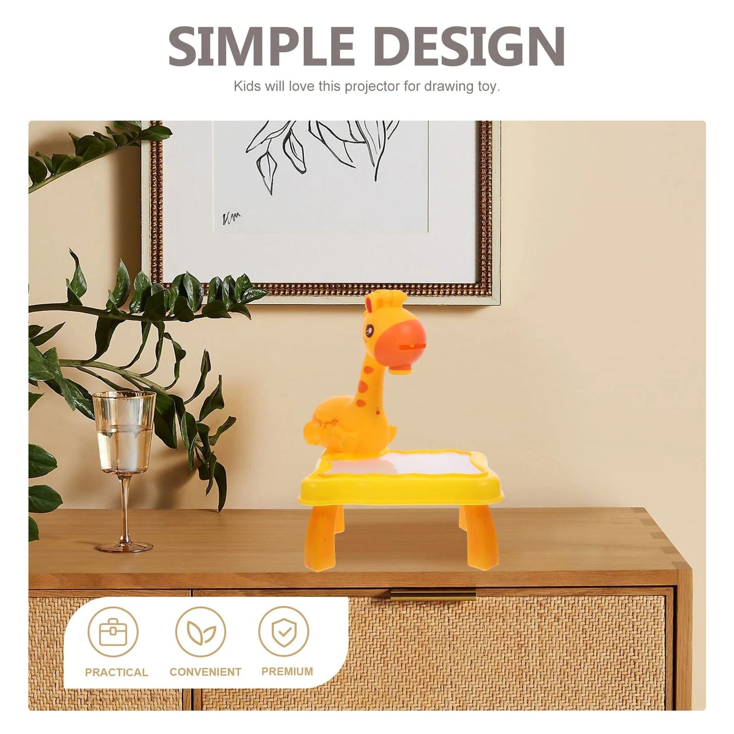 Childrenn Drawing Projector Table
