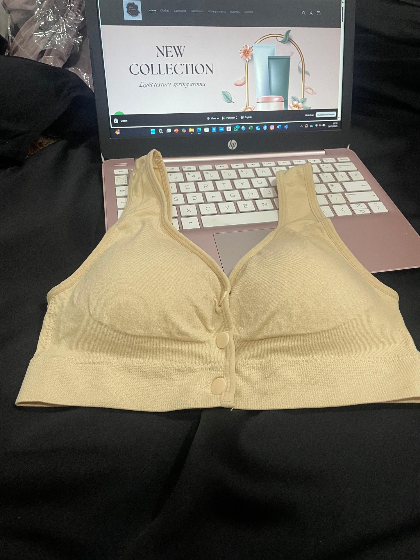 Womens Wire free Push -Up Bra with Padded Cups