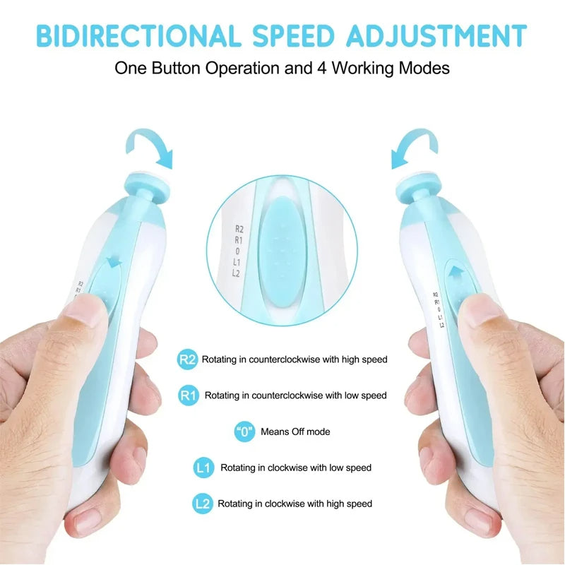 Baby Care Multifunctional Electric Baby Nail Trimmer