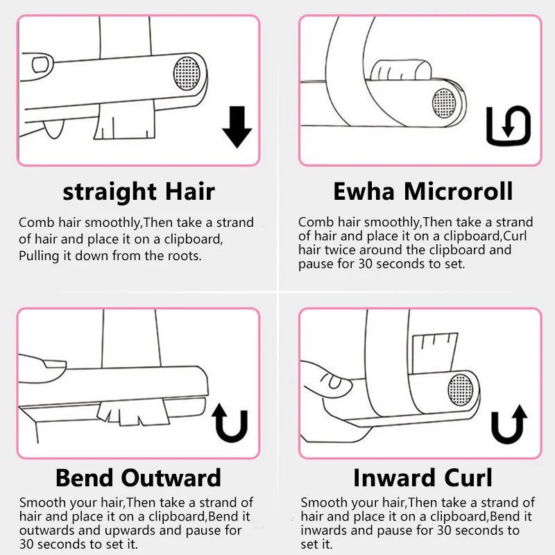 Mini Hair-Straightener Curly