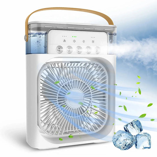 3 In 1 Fan AIr Conditioner Household Small Air Cooler LED Night Light