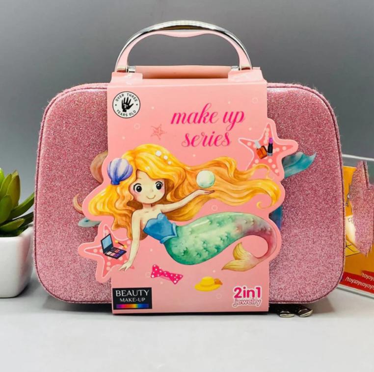 Girls' Makeup Kit Toy – Sparkle and Shine 💄