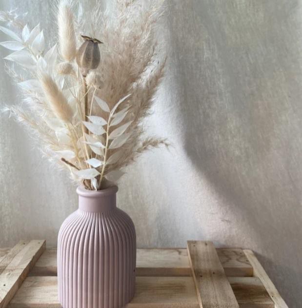 Mini Stone Vase - 1 pc Accent for Home Decor