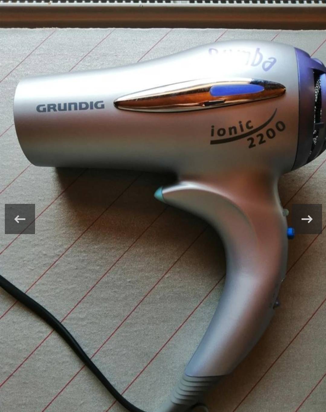 GrundiG Germany Professional hair dryer RUMBA IONIC